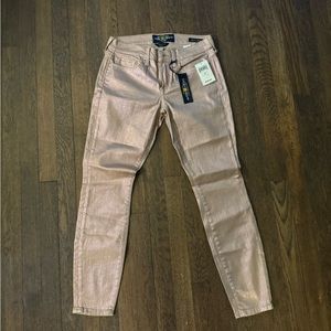 Lucky Brand Pink Metallic Pants